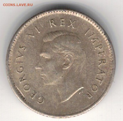 Ag Ю.Африка 3 пенса 1938 до 25.05.15 в 22.00мск (Б57) - 5-ю38
