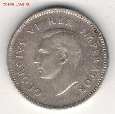 Ag Ю.Африка 3 пенса 1946 до 25.05.15 в 22.00мск (Б57) - 5-ю46