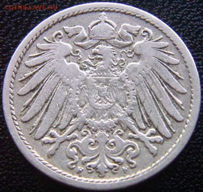 Германия_10 пфеннигов 1898(F); до 21.05_22.28мск - 6314