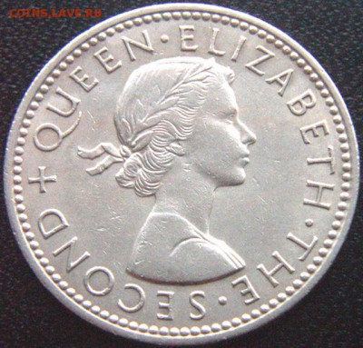Новая Зеландия_ отличный шиллинг 1964; до 21.05_22.44мск - 9369