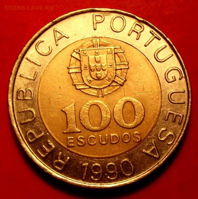 БМ Португалия 100 эскудо 1990г. до 28.05.15г. до 22-00 - DSCF3589.JPG