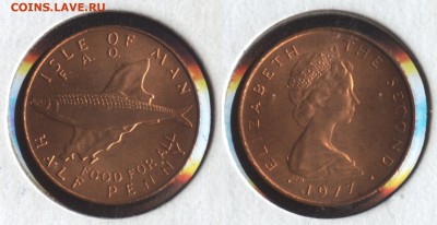 2 пенни 1977 "ФАО" до 22:00мск 25.05.15 - Остров Мэн 0%2C5 пенни 1977
