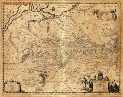 События на Украине. - Beauplan_Poland_XVII_map