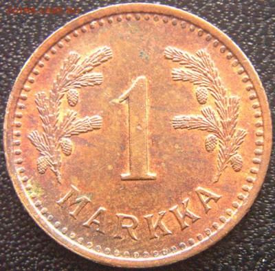 Финская марка 1940. Отличная редкая монета; до 23.05_22.04мс - 9845