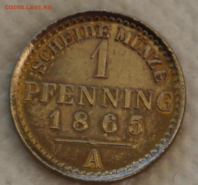 EINEN THALER-1 PFENNING 1865 - IMG_2478.JPG