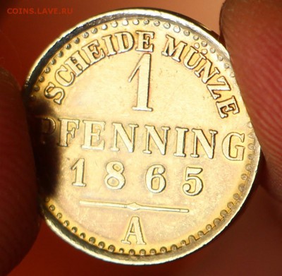 EINEN THALER-1 PFENNING 1865 - IMG_2480.JPG