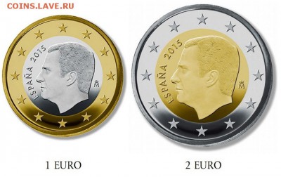 Сказочка на ночь для нумизматов. - Spain-euro-coins-2015-Felipe-VI