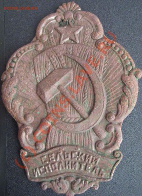 Знак _Сельский исполнитель - 4889