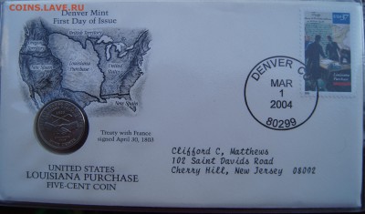 США, 2 пятицентовика 2004 (P,D) UNC в конв., до 29.05@22:00 - DSC03841.JPG