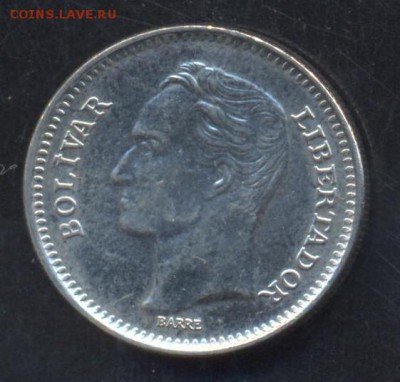 Венесуэлла 25 центимос 1990 г. 26.05.15 г. 22-00 МСК. - Венесуэлла 25