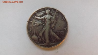 Шагающая свобода. Монета 50 центов. 1945 год, США - DSCF1490.JPG