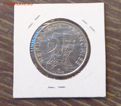 ФРАНЦИЯ - 5фр. 100 ЛЕТ ЭЙФЕЛЕВОЙ БАШНЕ до 31.05, 22.00 - Франция Эйфелева башня - 2