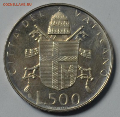 Ватикан 500 лир 1980 года до 29.05 22.00 мск - DSC_0006.JPG