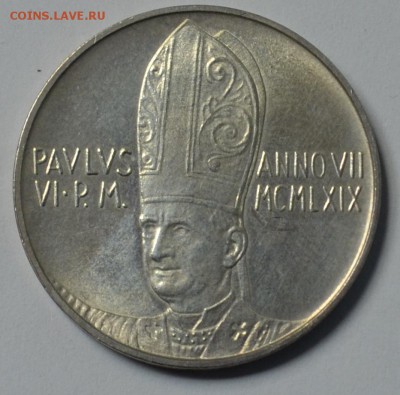 Ватикан 500 лир 1969 года до 29.05 22.00 мск - DSC_0007.JPG