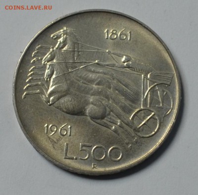 Италия 500 лир 1961 года  до 29.05 22.00 мск - DSC_0018.JPG