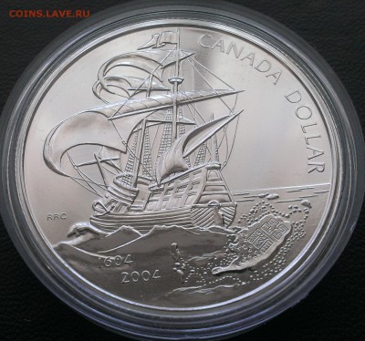 Канада 1$ 2004 корабль - IMAG1659