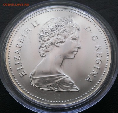 Канада 1$ 1981 паровоз - IMAG1656