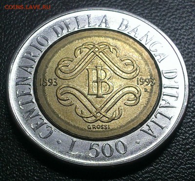 Италия 500 лир 1993 БИМ - IMAG1626