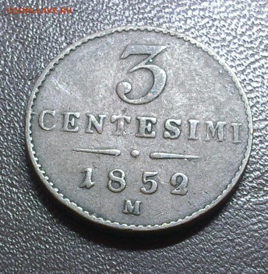 С 1 руб. Венеция 3 чентезими 1852 - IMAG1714