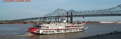 Монеты с Корабликами - -Paddleboat_Natchez