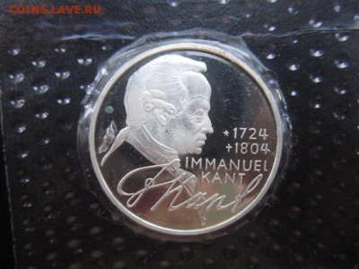 1974 ФРГ, 5 М, И.Кант, пруф, серебро, до 01.06 в 22-15 мск - IMG_0621.JPG