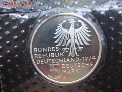 1974 ФРГ, 5 М, И.Кант, пруф, серебро, до 01.06 в 22-15 мск - IMG_0622.JPG