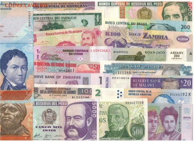 Подборка иностранных бон (100шт) до 01.06.15 в 22.00мск - Изображение 001