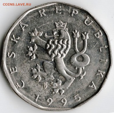 2 кроны 1995 г. Чехия до 02.06.15 г. в 24.00 - Scan-150523-0022
