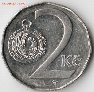 2 кроны 1995 г. Чехия до 02.06.15 г. в 24.00 - Scan-150524-0054