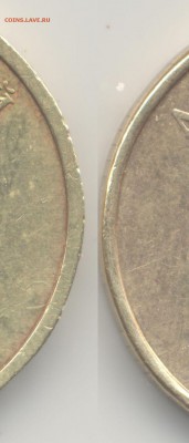10 руб. 2012 г., Широкий кант. ? - 10 руб 2012 ММД с толстым кантом и обычная9