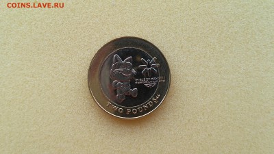 2 фунта 2011 г. Остров Мэн, биметалл до 25.05.2015 г.!!! - Остров Мэн 1