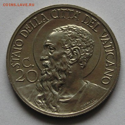 Ватикан, 20 Чентезими 1930 "Св. Павел"  (28.05) - P1012022.JPG