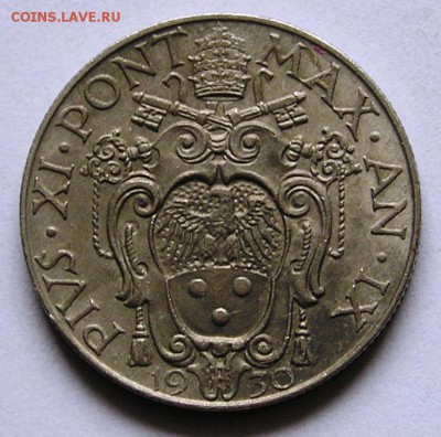 Ватикан, 50 Чентезими 1930 "Михаил Архангел"  (28.05) - P1012026.JPG