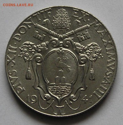 Ватикан, 1 Лира 1941 "Дева Мария" СОХРАН! (28.05) - P1012036.JPG