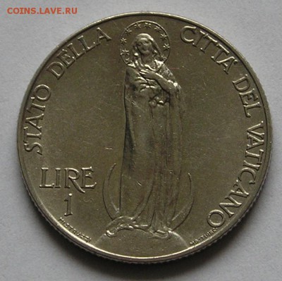 Ватикан, 1 Лира 1939 "Дева Мария" (28.05) - P1012040.JPG
