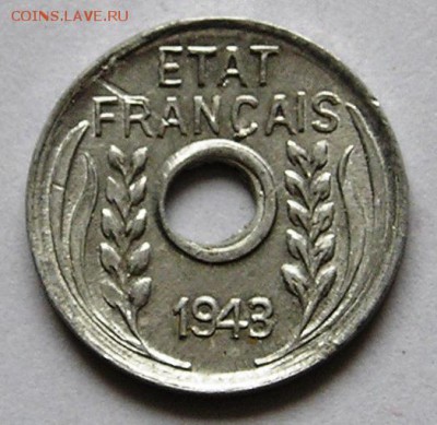 Франц. Индокитай, 1 Цент 1943 (28.05) - P1012045.JPG