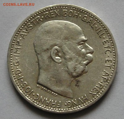 Австро-Венгрия, 1 Крона 1914, Серебро  (28.05) - P1012048.JPG