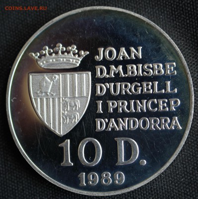 С 1 руб. АНДОРРА 10 DINERS 1989г. ФУТБОЛ  ПРУФ  до 2.06.15г. - IMG_5684.JPG