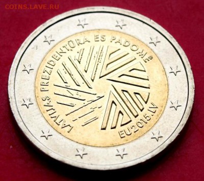 2 евро для Латвии 2015г. Ок. 31.05.15г. в 22.00 час. - 2 евро.А