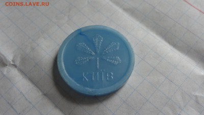 Киев, для проходу, лист каштана, голубой пластик, небольшой - DSC05762.JPG