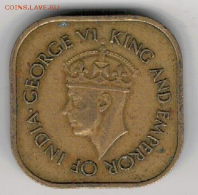 Цейлон 5 центов 1945 до 01.06.15 в 22.00мск (Б187) - 1-ц5