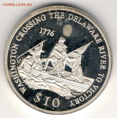 Ag Либерия 10$ 2000 Вашингтон до 01.06.15 в 22.00мск (Б179) - 5-л