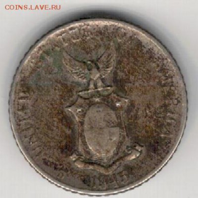 Ag Филиппины 10 сентаво 1945 до 01.06.15 в 22ч (9116) - 5-ф45