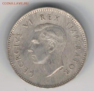 Ag Ю.Африка 3 пенса 1945 до 01.06.15 в 22.00мск (Б57) - 5-ю45