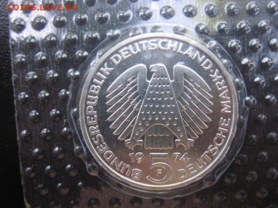 1974 ФРГ, 5 М, пруф, серебро, до 01.06 в 22-15 мск - IMG_0618.JPG