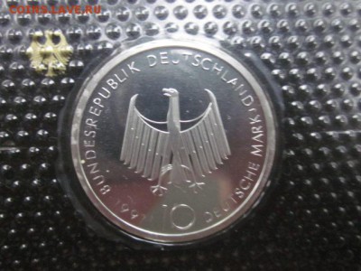 1997 ФРГ, 10 М, пруф, серебро, до 01.06 в 22-15 мск - IMG_0715.JPG
