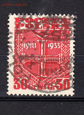марки Польша 1933 - 37