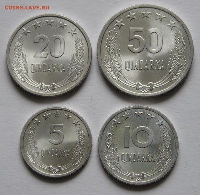 Албания, 4 разных монеты 1964, СОХРАН ! (31.05) - P1012120.JPG