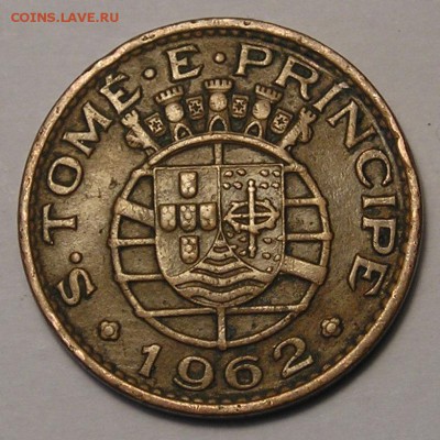 Порт. Сан-Томе и Принсипи. 1 Эскудо 1962  (31.05) - P1012136.JPG