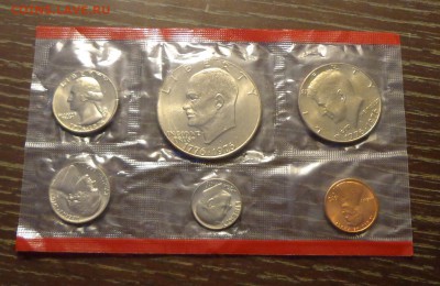 США - НАБОР 1976 в запайке 6 шт. красный до 5.06, 22.00 - США набор 1976 красный